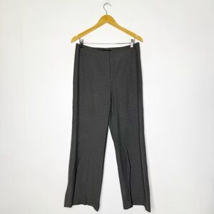Talbots Gray Heritage Wide Leg Trouser Pants Size 8 Petite